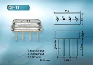Кварцевый резонатор 154 МГц - 154000 F11 490 HDR154MF11 (HDR154M) Кварцевый резонатор 154 МГц - 154000 F11 490 HDR154MF11 (HDR154M)