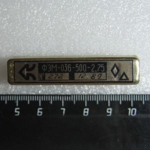 Кварцевый фильтр ФЭМ-036-500-2.75Н 2.75 КГц нижний
