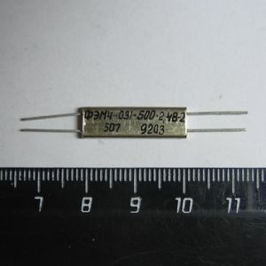 Кварцевый фильтр ФЭМ4-50-500-2.4В-2 2.4 КГц верхний