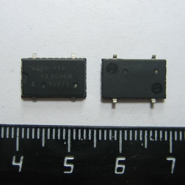 Кварцевый генератор 13000 КГц - G300-Y19-13,000M SMD 14-09 TTL/CMOS ЕPSON