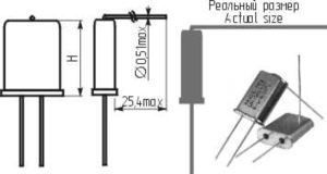 Кварцевый резонатор 4,9152 МГц - 4915,2 HC49U+LW 12 MP49 1Г (RXD)