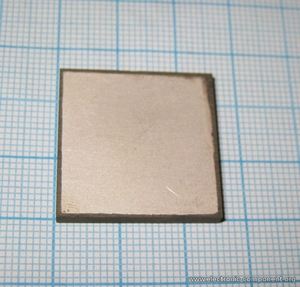 Ультразвуковой пьезоэлемент из пьезокерамики 25x25x3мм Пластина ЦТС-19