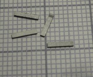 Ультразвуковой пьезоэлемент из пьезокерамики 6x1,2x0,5мм Пластина ЦТС-35 Ультразвуковой пьезоэлемент из пьезокерамики 6x1,2x0,5мм Пластина ЦТС-35