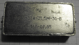 Кварцевый фильтр ФП2П-324 35,5МГЦ-30-В