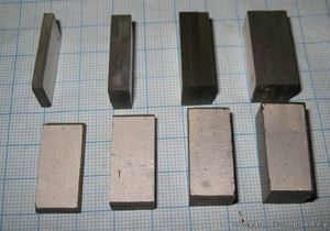 Ультразвуковой пьезоэлемент из пьезокерамики 25x12,5x15мм ЦТС-19 Брусок