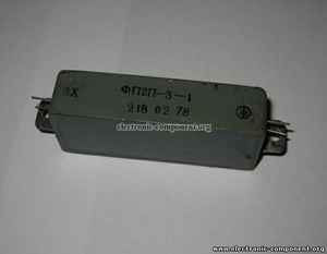 Кварцевый фильтр ФП2П-3-1 45500кгц полоса 8 кгц