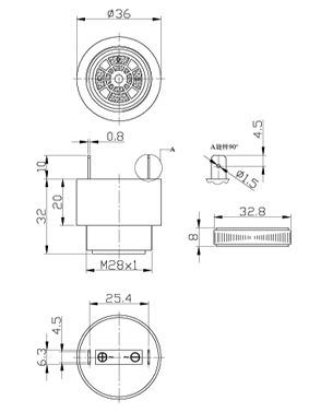 пиз ген36,0x32\ 5~24DCV/ACV\\2,9\2T25,4\KPI-3721-24\