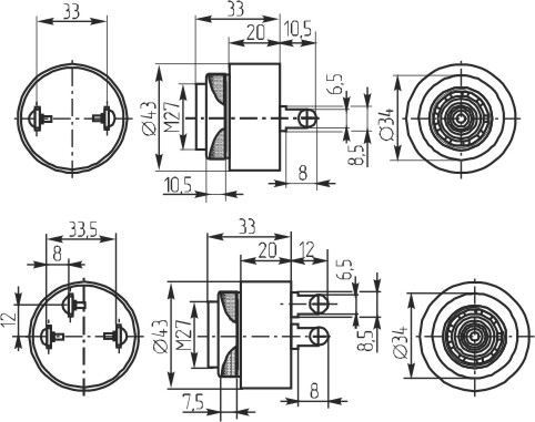 пиз ген43x33\~220\\2,9\2T\KPI-4311-230\Pulse медленн