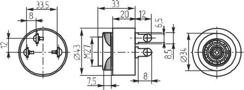 пиз ген43x33\~220\\2,9\2T\KPI-4322-230\Pulse Fast