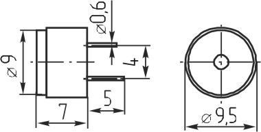 миз бг 9x 6\ 1,5\ 5,5\3,1\2P4\KPM09C\KEPO