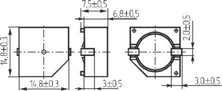 пиз бг15x15x7\1~20\\ 5,0\2C\MSB14\MEC