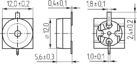 миз бг 12x12x6\ 1,5\15\2,048\2C\MST105A\