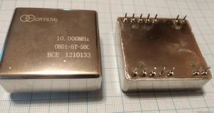 Кварцевый генератор 10000 КГц - OH-01-5T-50C-10,000M 2шт OCXO 12В Crystal