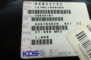 Кварцевый генератор 27000 КГц - DSB321SC-27.000 SMD 3,2*2.5 3v SIN 10Kom/10pf KDS Кварцевый генератор 27000 КГц - DSB321SC-27.000 SMD 3,2*2.5 3v SIN 10Kom/10pf KDS