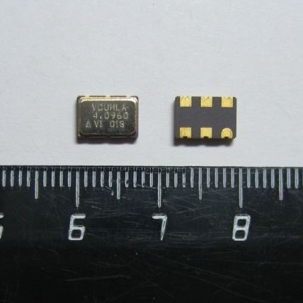 Кварцевый генератор 4096 КГц - VCUHLA-4,096MHz SMD07-05 VCXO 5B cmos VCUHLA