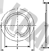 Пьезоблок 22x0.38мм тип J 4.8кГц 3C XZ22B-48S 16.3x0.18 латунь