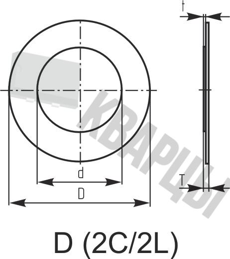 Пьезоблок 27x0.50мм тип D 4.6кГц 2L40 XZ27S-46E 20x0.25нерж сталь.с защитой пб