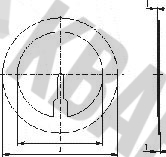 Пьезоблок 27x0.50мм тип E 4.6кГц 3L10 XZ27S-46S 20x0.25