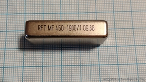 Кварцевый фильтр MF450-1900/1 RFT