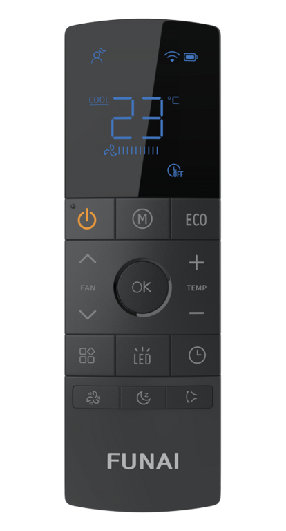 Инверторная сплит-система Funai AKOYA NERO Inverter RAC-I-AN55HP.D02