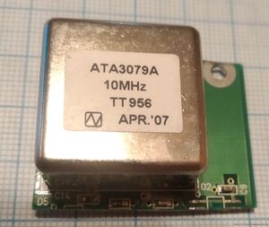 Кварцевый генератор 10000 КГц - ATA3079A-10,000MHz Б.У. OCXO СИНУС NDK
