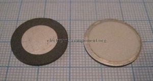 Ультразвуковой пьезоэлемент из пьезокерамики d20x1,2мм ДИСК 1 МГц для ультразвуковых моек Ультразвуковой пьезоэлемент из пьезокерамики d20x1,2мм ДИСК 1 МГц для ультразвуковых моек