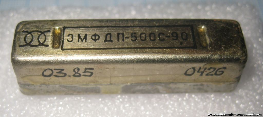 Кварцевый фильтр ЭМФДП-500С-9 9 КГц средний