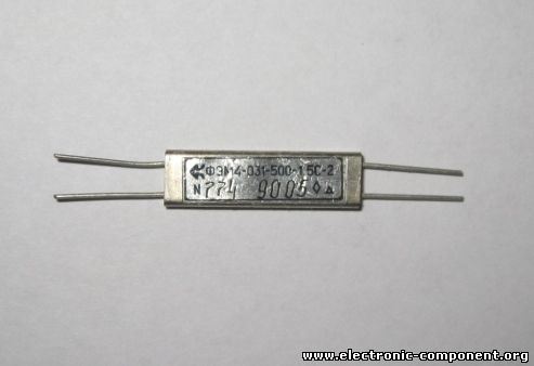 Кварцевый фильтр ФЭМ4-031-500-1.5С-2 1.5 КГц средний