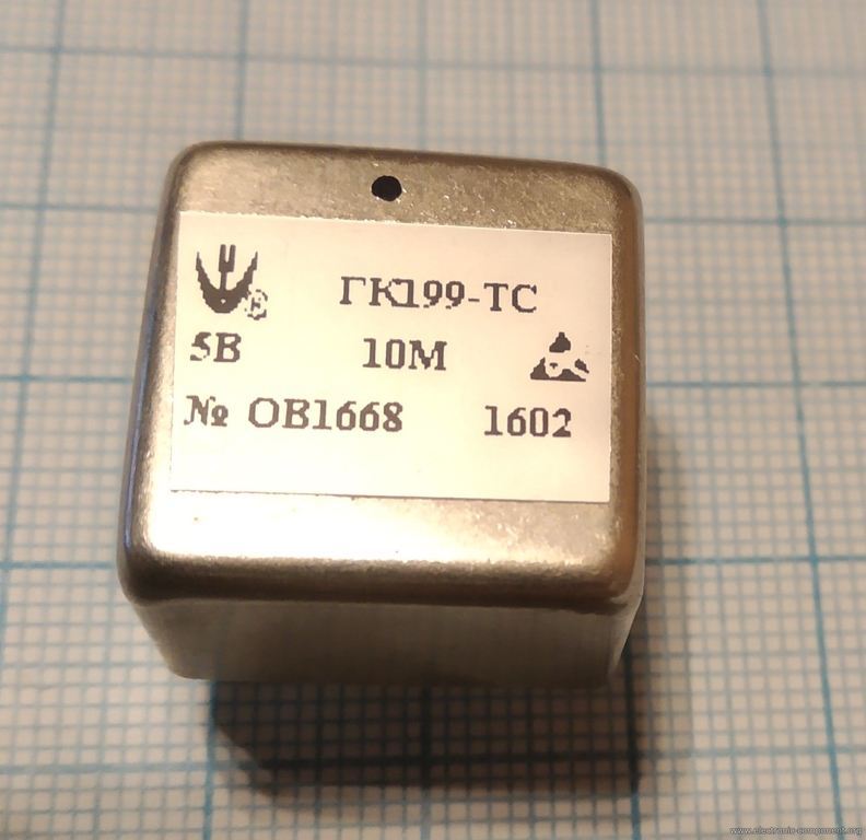 Кварцевый генератор 10000 КГц - ГК199-ТС-10М-5Е-9/ EW-E-SIN-5B 1шт. OCXO 5В синус МОРИОН
