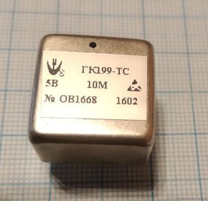 Кварцевый генератор 10000 КГц - ГК199-ТС-10М-5Е-9/ EW-E-SIN-5B 1шт. OCXO 5В синус МОРИОН Кварцевый генератор 10000 КГц - ГК199-ТС-10М-5Е-9/ EW-E-SIN-5B 1шт. OCXO 5В синус МОРИОН