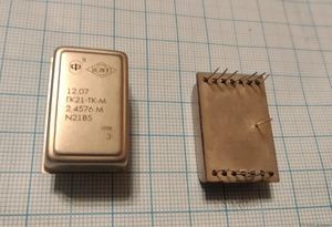 Кварцевый генератор 2457,6 КГц - ГК21-ТК-М-2,4576М VCTCXO 12v СИНУС