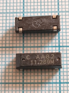 Кварцевый резонатор 11.2896МГц - 11289.6 SMD12545P4 20 50 /-40~85C CM309S 1Г