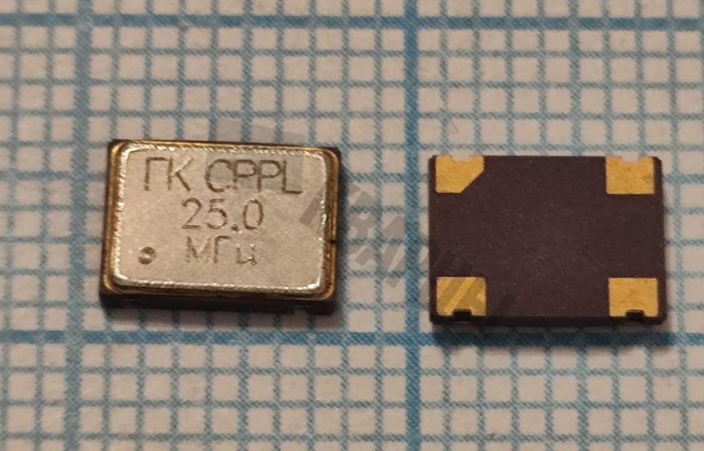 кварцевый генератор 25000 КГц - ГК CPPL-25MHz SMD 07-05 3.3V