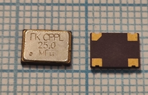 кварцевый генератор 25000 КГц - ГК CPPL-25MHz SMD 07-05 3.3V