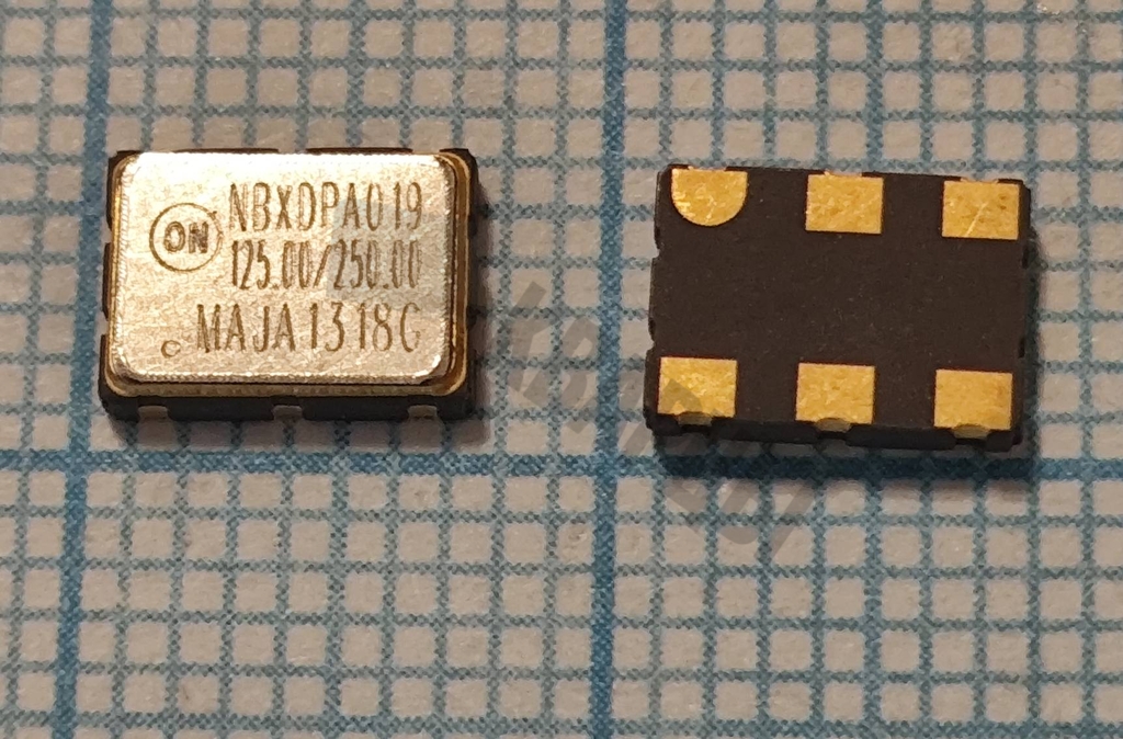 Кварцевый генератор 250000 125/250 MHz SMD0705C6 LVDS 2,5~3,3В GХО-L72J/B