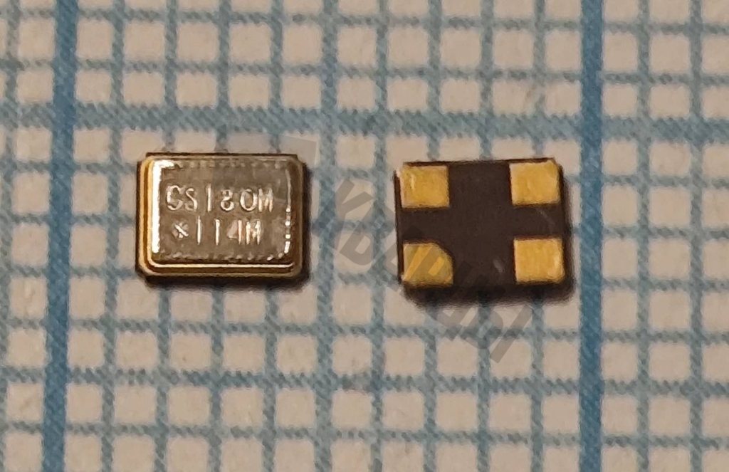 Кварцевый резонатор 114,285 МГц - 114285 SMD03025C4 ABM8-166-114.285MHZ ±20ppm 18pF 80 Ohm -40°C ~ 85°C Abracon