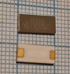 Кварцевый резонатор 6 МГц - 6000 SMD1045C2 FQ1045AR FOX Кварцевый резонатор 6 МГц - 6000 SMD1045C2 FQ1045AR FOX