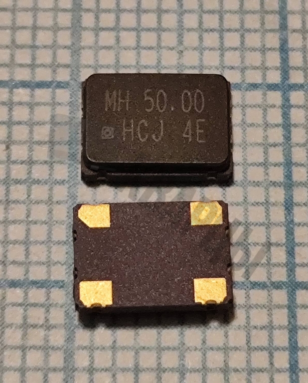 Кварцевый генератор 50 МГц - 50000 SMD0705C4 HCMOS 3,3В VX3LQ Jauch