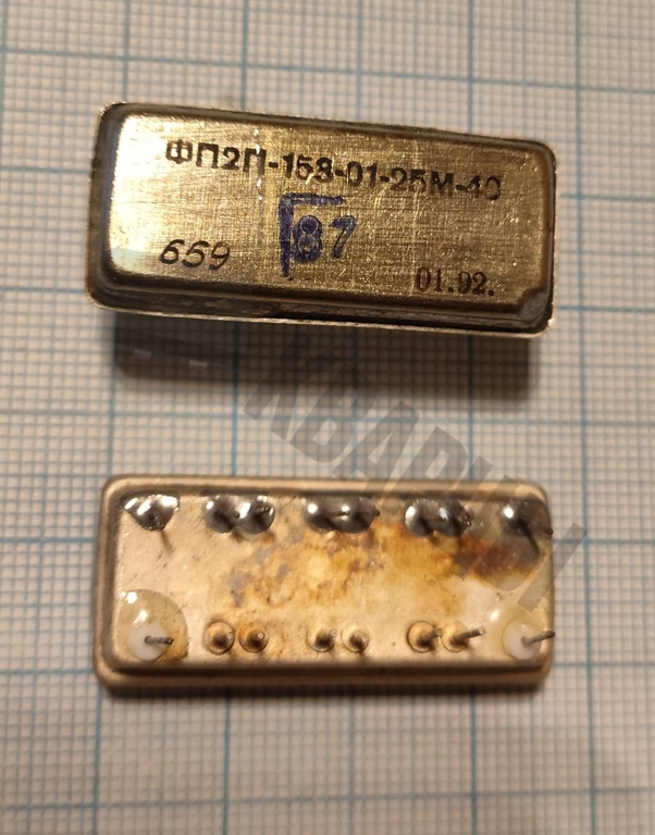 Кварцевый фильтр ФП2П-153-00-25М-18