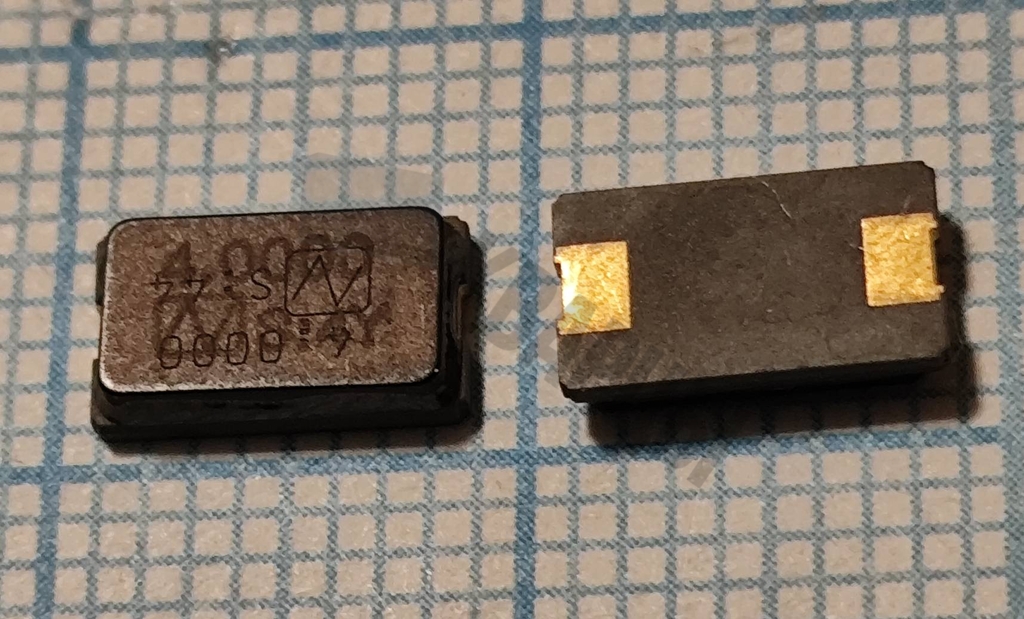 Кварцевый резонатор 4 МГц - 4000 SMD08045C2 8 10 NX8045GE 1Г -40~+150