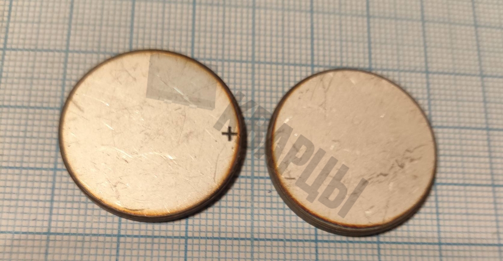 Ультразвуковой пьезоэлемент из пьезокерамики d28x2мм ДИСК 1.05 МГц для распылительных головок