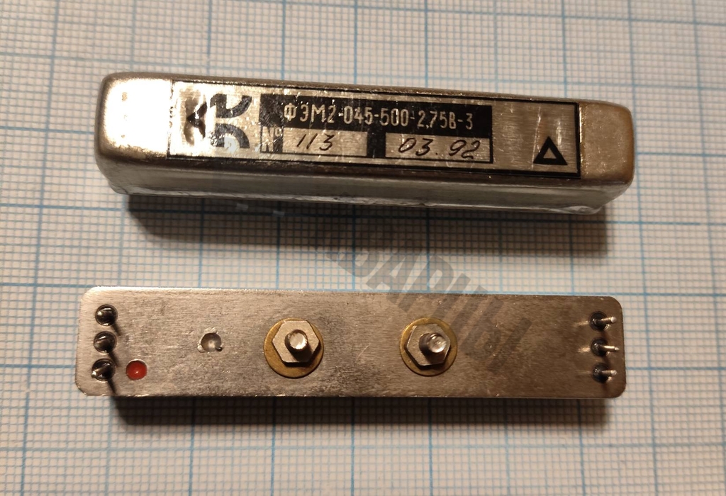 Кварцевый фильтр 500 пол 2.75/6 ФЭМ2-045-500-2.75В-3