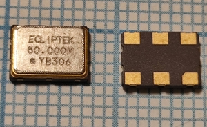 Кварцевый генератор 80M - 80000 SMD0705C6 LVPECL 2.5-3.3В E15C7D2F