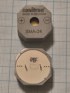 Звонок (зуммер) пиз ген24x15 1,5~24 3.3 2P10 SMA-24 P10 Sonitron