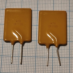 Восстанавливаемые предохранители RGEF1100 - PPTC Radial Lead 11A 16V 100A Imax