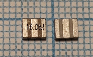 Кварцевый резонатор 16 МГц - 16000 C03731C3 5000 3000/-20~80C ZTTCV16.00MX