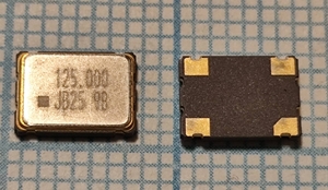 Кварцевый генератор 125000 КГц - Q125.000-JO75-C-2.5-1-T1-LF SMD 07-05 2.5в Low phase jitter