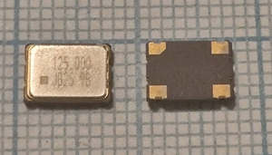 Кварцевый генератор 125 МГц - 125000 SMD07050C4 CM JO75-2.5-B-1-T1-LF