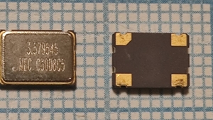 Кварцевый генератор 3.579545 MHz 3SWO-C30T-3.579545MHz SMD07050C4 3.3В TTL/CMOS 15pf Tristait 30ppm -20+70C МЕС
