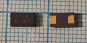 Кварцевый резонатор 20 МГц - 20000 SMD06035C2 20 10 30/-10~70C